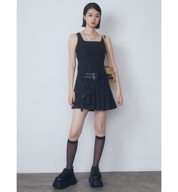 EMODA「コードクロスバルキーサンダル」|サンダル|