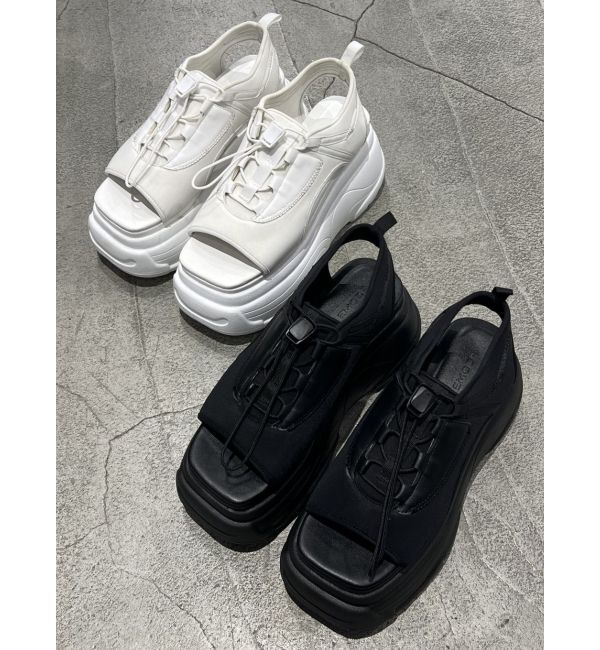 EMODA「コードクロスバルキーサンダル」|サンダル|