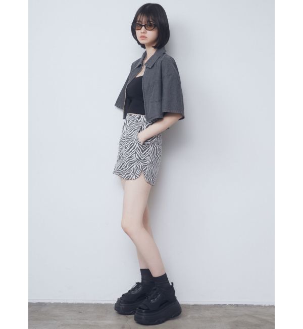 EMODA「コードクロスバルキーサンダル」|サンダル|