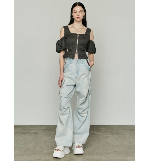 EMODA「コードクロスバルキーサンダル」|サンダル|