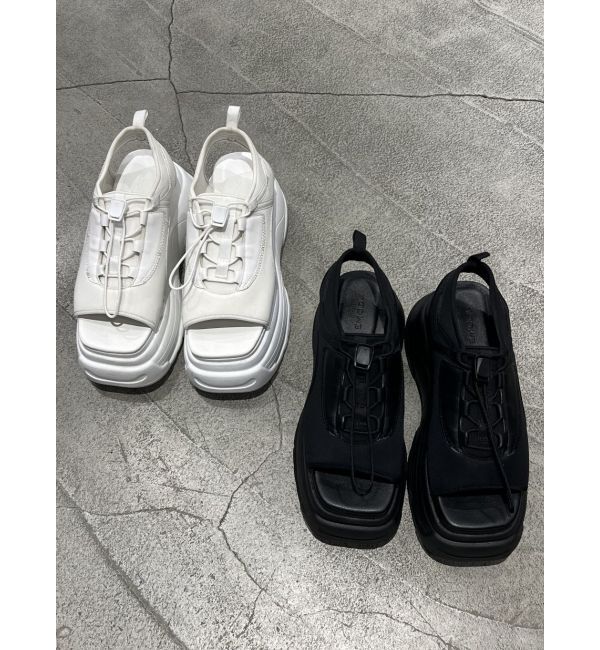 EMODA「コードクロスバルキーサンダル」|サンダル|