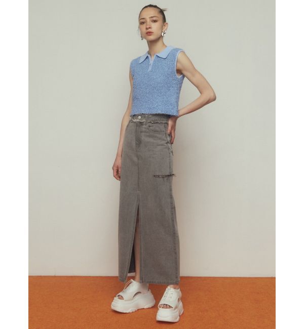 EMODA「コードクロスバルキーサンダル」|サンダル|