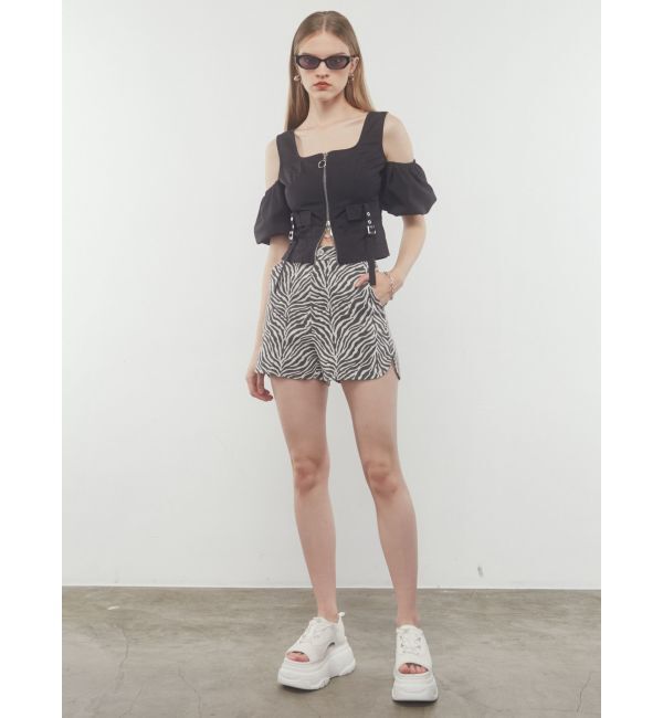 EMODA「コードクロスバルキーサンダル」|サンダル|