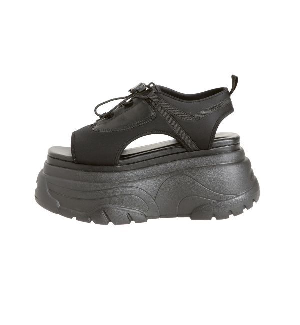 EMODA「コードクロスバルキーサンダル」|サンダル|