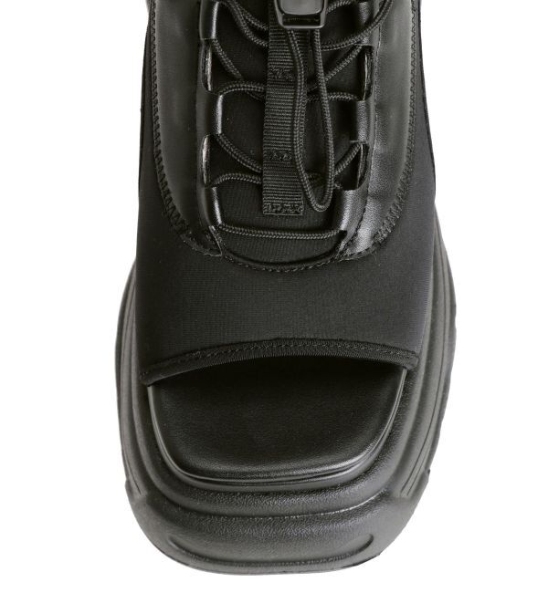 EMODA「コードクロスバルキーサンダル」|サンダル|