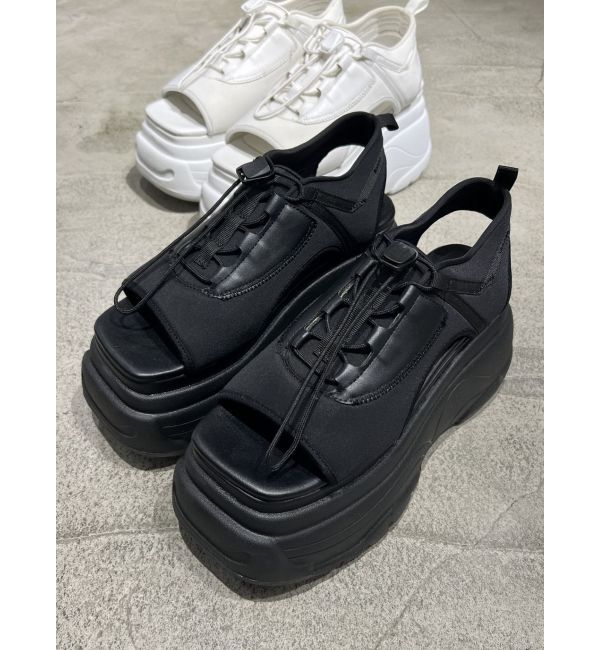 EMODA「コードクロスバルキーサンダル」|サンダル|