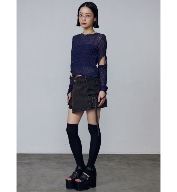 EMODA「オープントゥリブニーハイソックス」|ソックス|