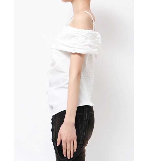 EMODA「オフショルダーボタントップ」|Tシャツ・カットソー|