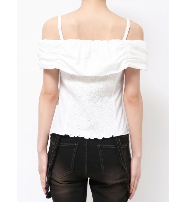 EMODA「オフショルダーボタントップ」|Tシャツ・カットソー|