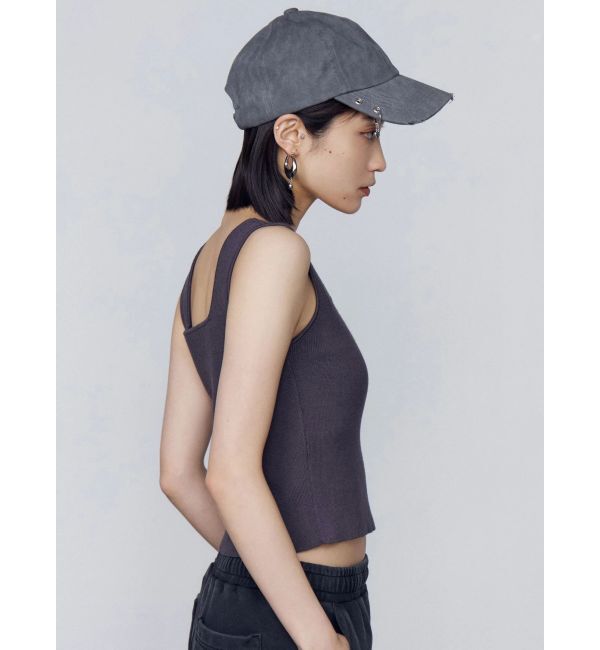 EMODA「ストーンロゴニットタンクトップ」|Tシャツ・カットソー|