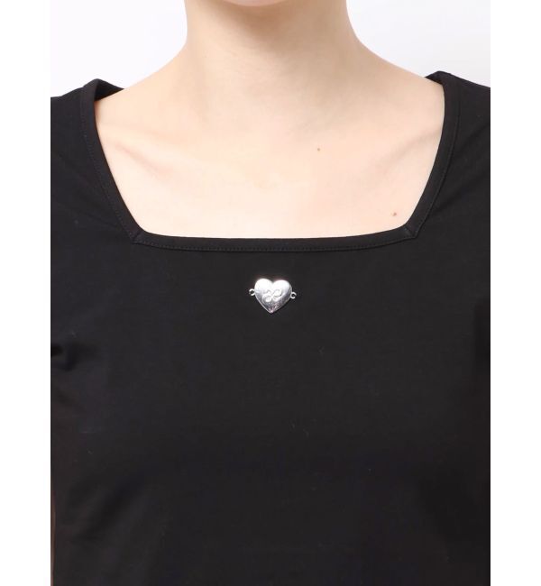 EMODA「スクエアネックギャザートップ」|Tシャツ・カットソー|