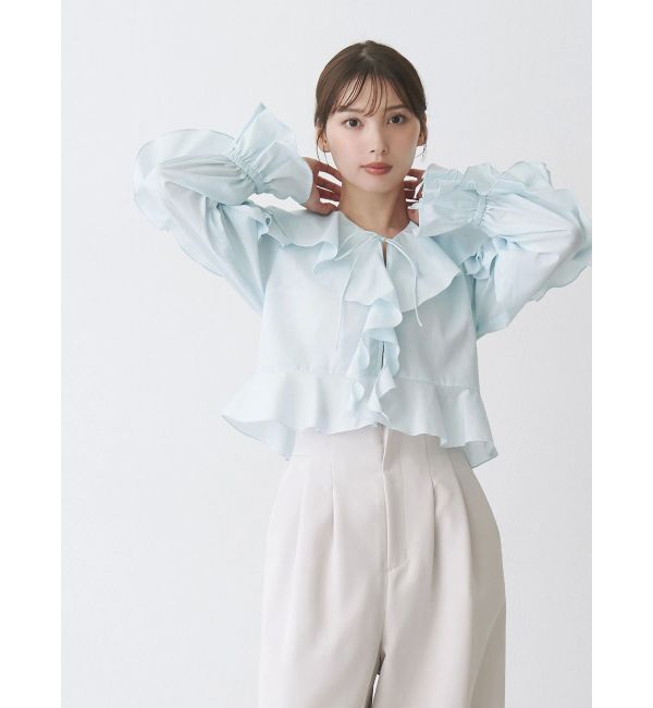 MERCURYDUO「ラッフルブラウス」|シャツ・ブラウス|