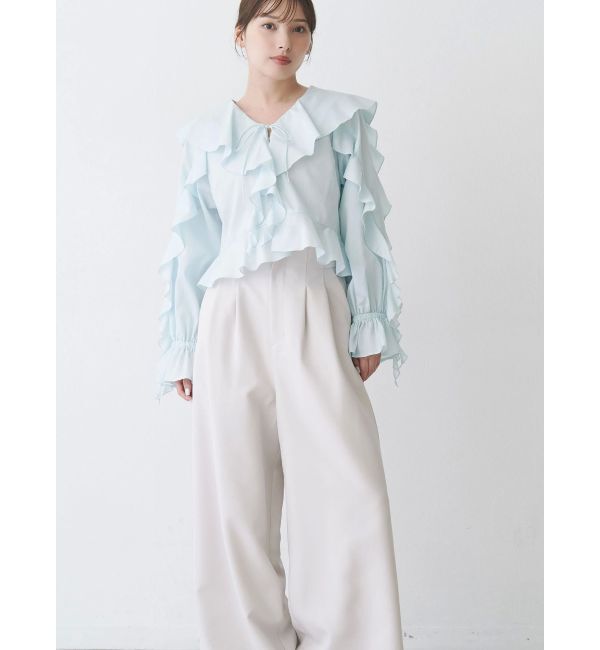 MERCURYDUO「ラッフルブラウス」|シャツ・ブラウス|