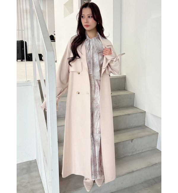 MERCURYDUO「バックチュールトレンチコート」|トレンチコート|