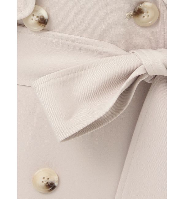 MERCURYDUO「バックチュールトレンチコート」|トレンチコート|