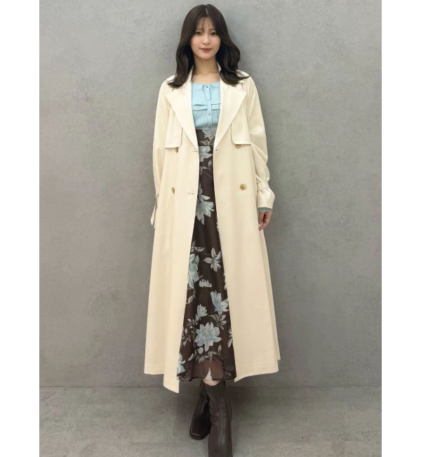 MERCURYDUO「バックチュールトレンチコート」|トレンチコート|