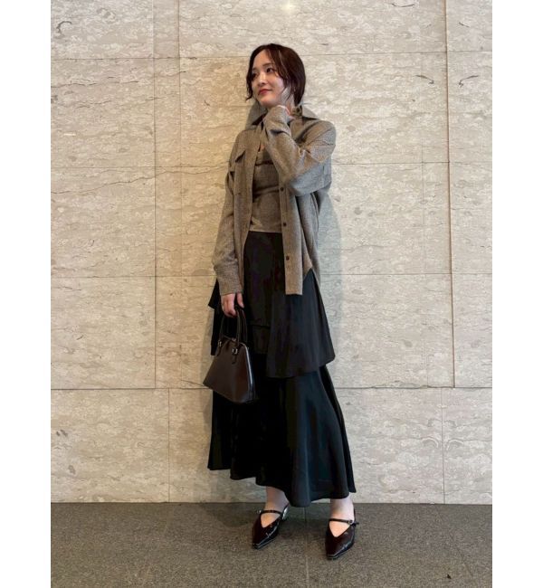 LAGUNAMOON「ツイードビッグシャツ」|シャツ・ブラウス|