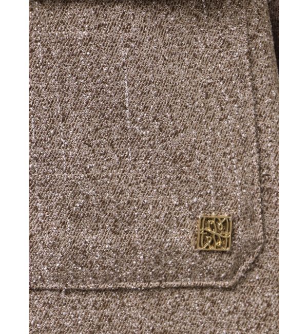 LAGUNAMOON「ツイードビッグシャツ」|シャツ・ブラウス|