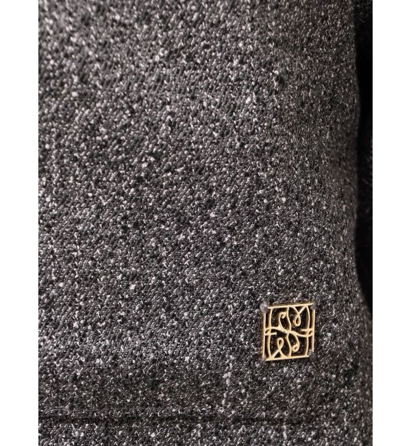 LAGUNAMOON「ツイードビッグシャツ」|シャツ・ブラウス|