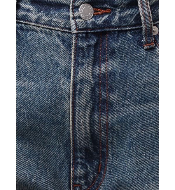 EVRIS「カットアウトワイドデニムパンツ」|デニム|