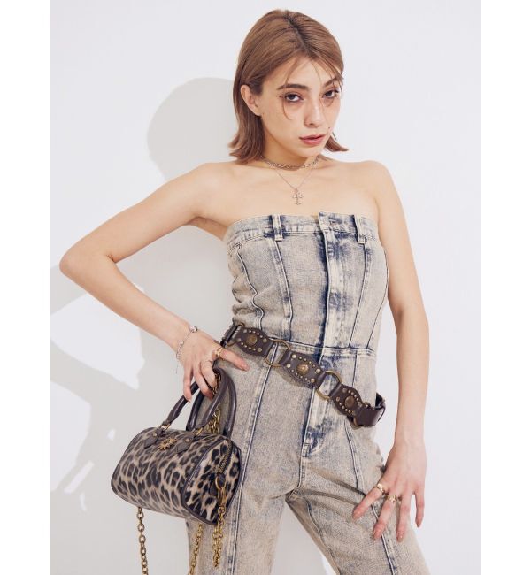 EVRIS「デニムベアロンパース」|オールインワン|