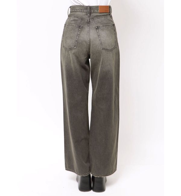 EVRIS「グランジダメージワイドデニムパンツ」|デニム|