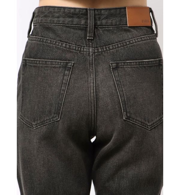 EVRIS「センターシームワイドフレアデニムパンツ」|デニム|