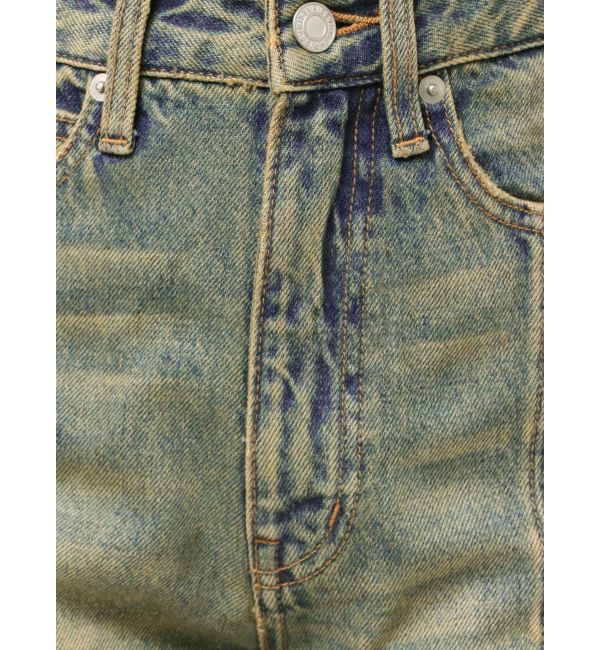 EVRIS「センターシームワイドフレアデニムパンツ」|デニム|