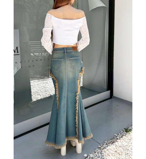 EVRIS「マーメイドデニムスカート」|スカート|