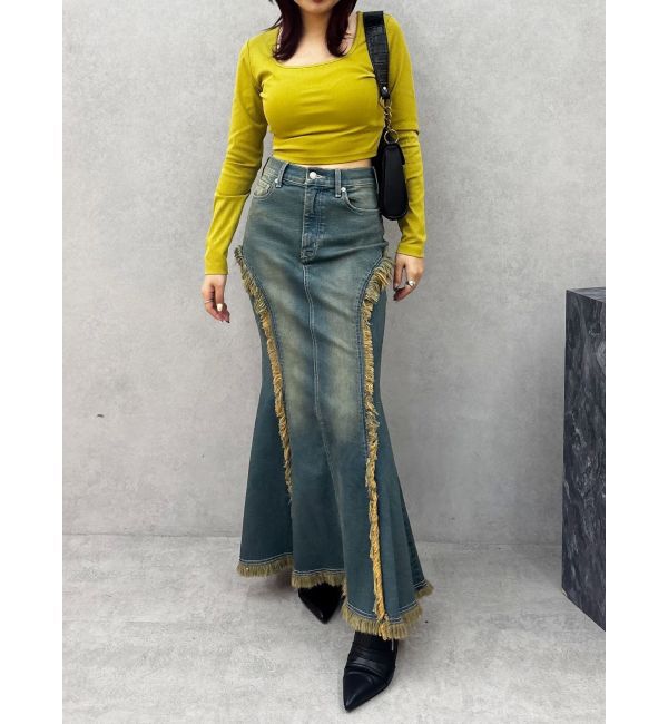 EVRIS「マーメイドデニムスカート」|スカート|