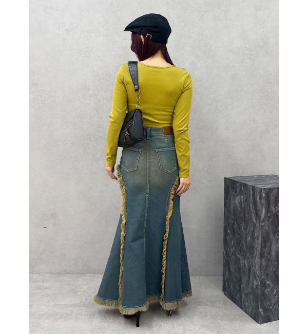 EVRIS「マーメイドデニムスカート」|スカート|