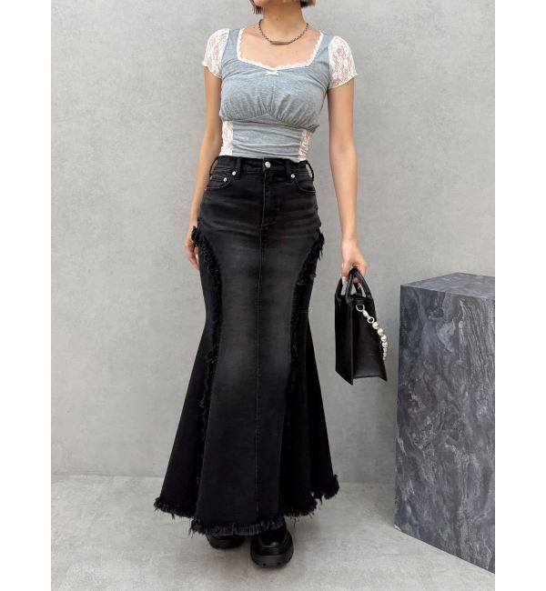 EVRIS「マーメイドデニムスカート」|スカート|