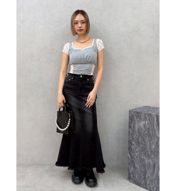 EVRIS「マーメイドデニムスカート」|スカート|