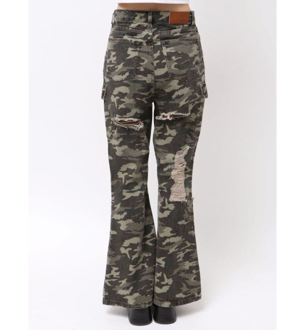 EVRIS「ダメージフレアパンツ」|その他|