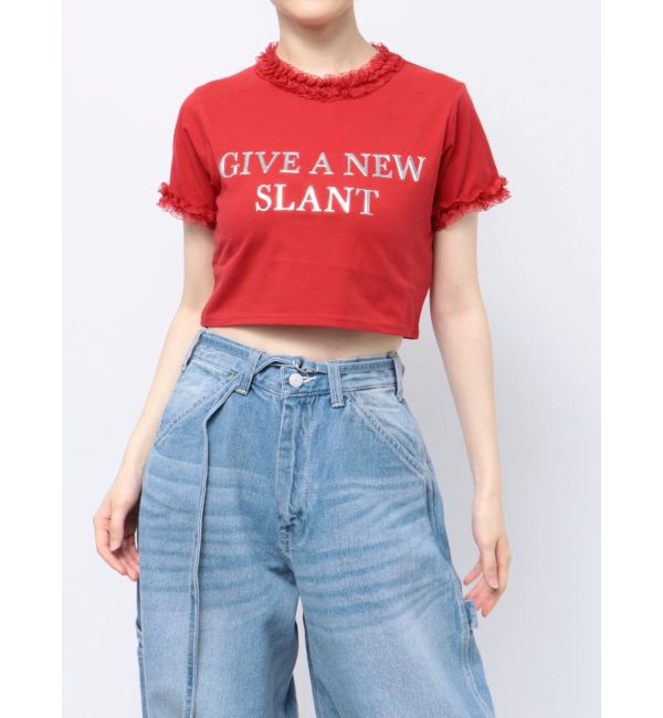 jouetie「メタルロゴレースフィットTシャツ」|Tシャツ・カットソー|