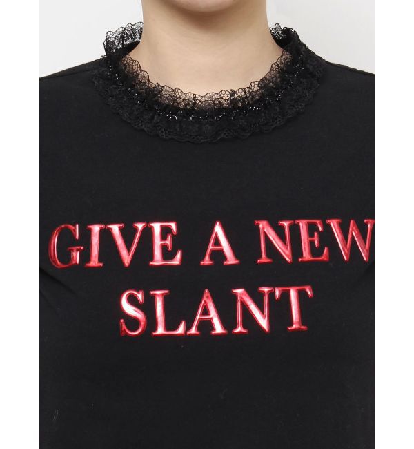 jouetie「メタルロゴレースフィットTシャツ」|Tシャツ・カットソー|