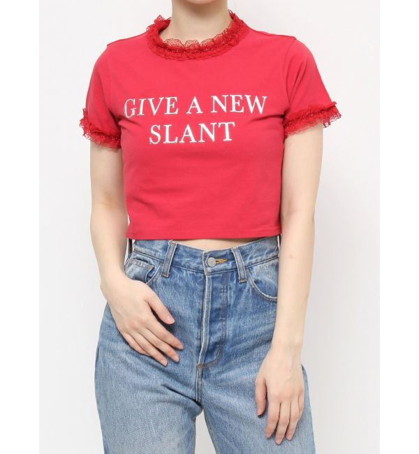 jouetie「メタルロゴレースフィットTシャツ」|Tシャツ・カットソー|