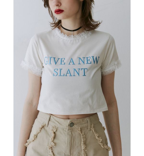 jouetie「メタルロゴレースフィットTシャツ」|Tシャツ・カットソー|