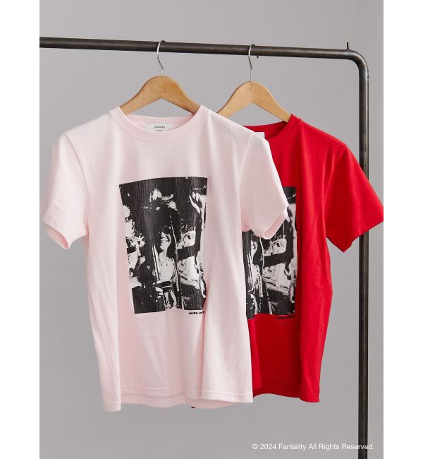 jouetie「【JANIS】Distressed photo print t-shirts【コラボ】」|Tシャツ・カットソー|