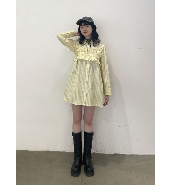 jouetie「ビスチェレイヤードシャツ」|シャツ・ブラウス|