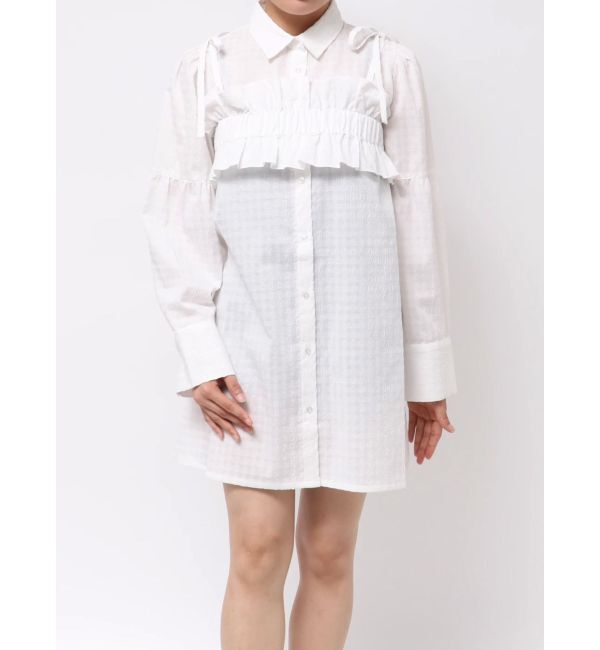 jouetie「ビスチェレイヤードシャツ」|シャツ・ブラウス|