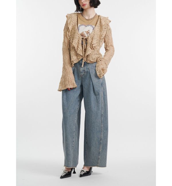 jouetie「ラッフルフリルレースブラウス」|シャツ・ブラウス|