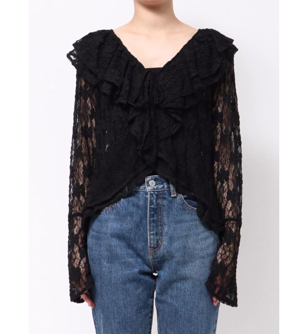 jouetie「ラッフルフリルレースブラウス」|シャツ・ブラウス|