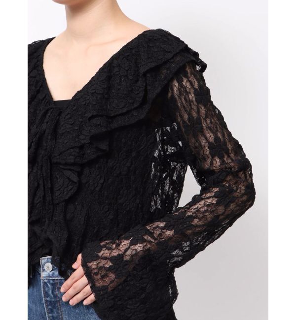 jouetie「ラッフルフリルレースブラウス」|シャツ・ブラウス|