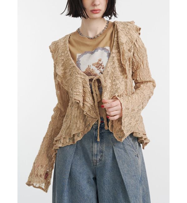 jouetie「ラッフルフリルレースブラウス」|シャツ・ブラウス|