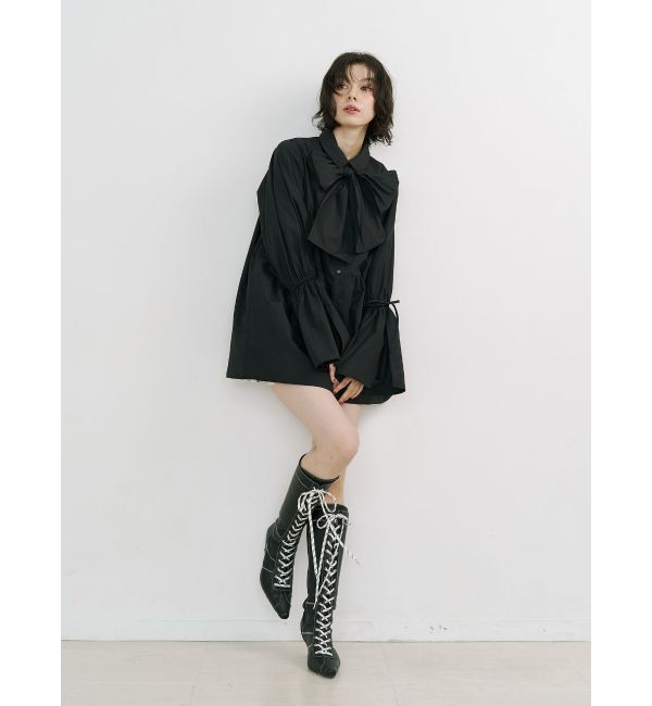 jouetie「ボクシングレースアップブーツ」|ロングブーツ|