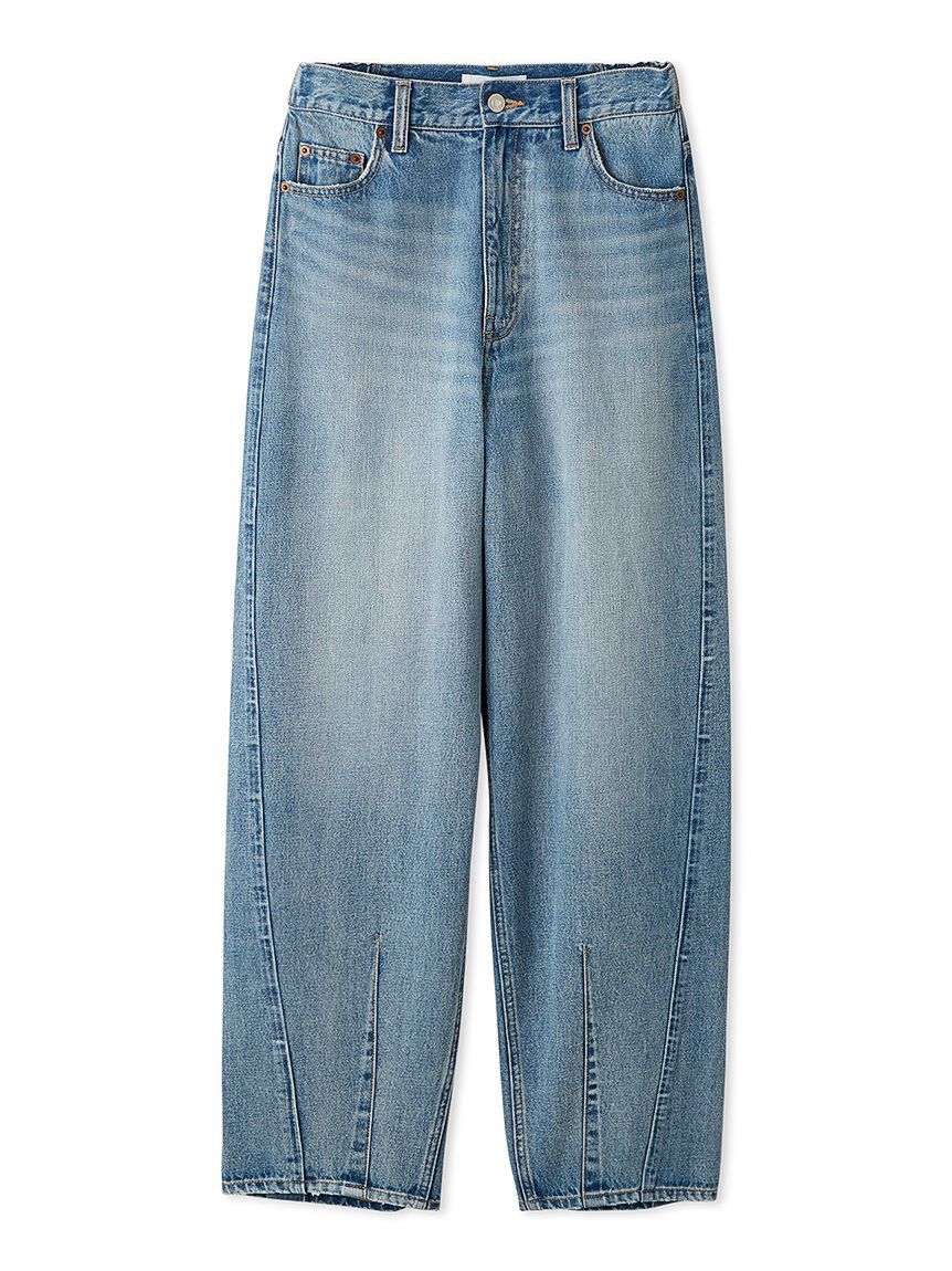 Mila Owen「ウエストゴムカーヴィデニム【ウォッシャブル】」|デニム|