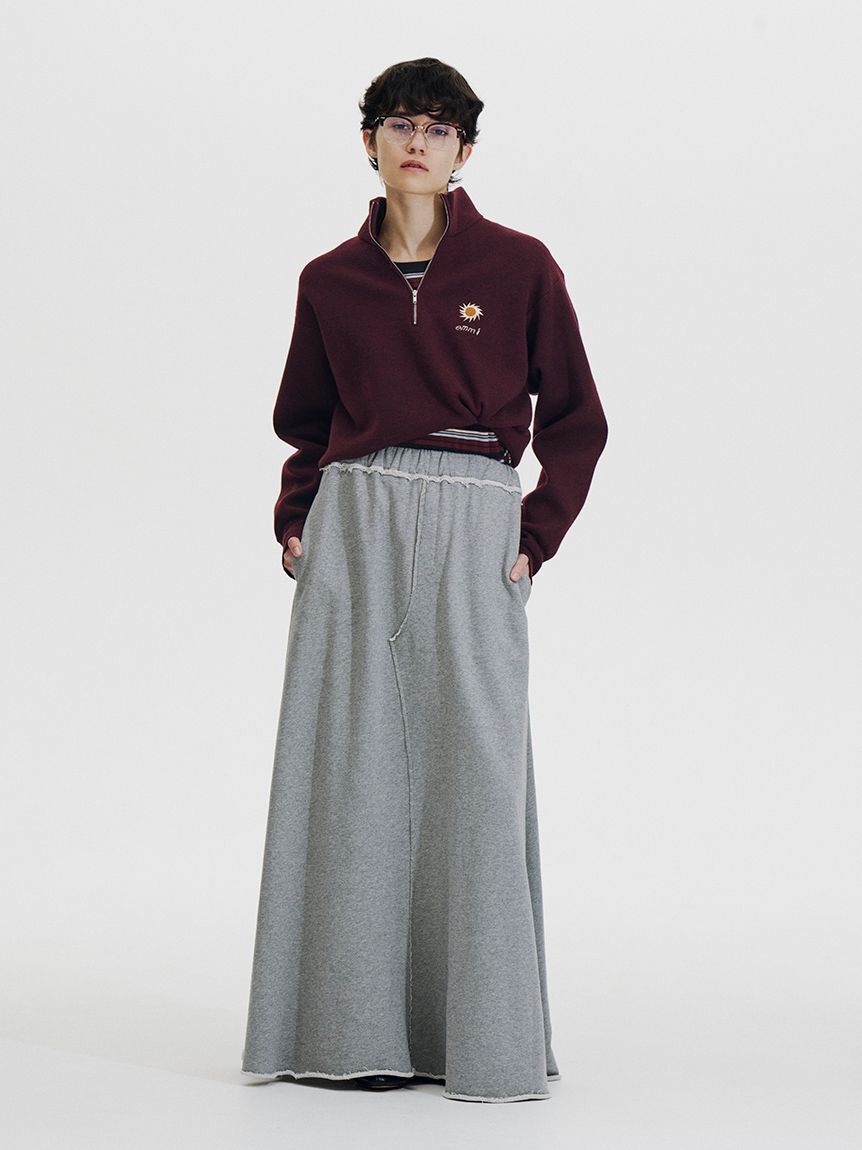 emmi atelier「【Global warming】ハーフジップニットトップス」|ニット・セーター|