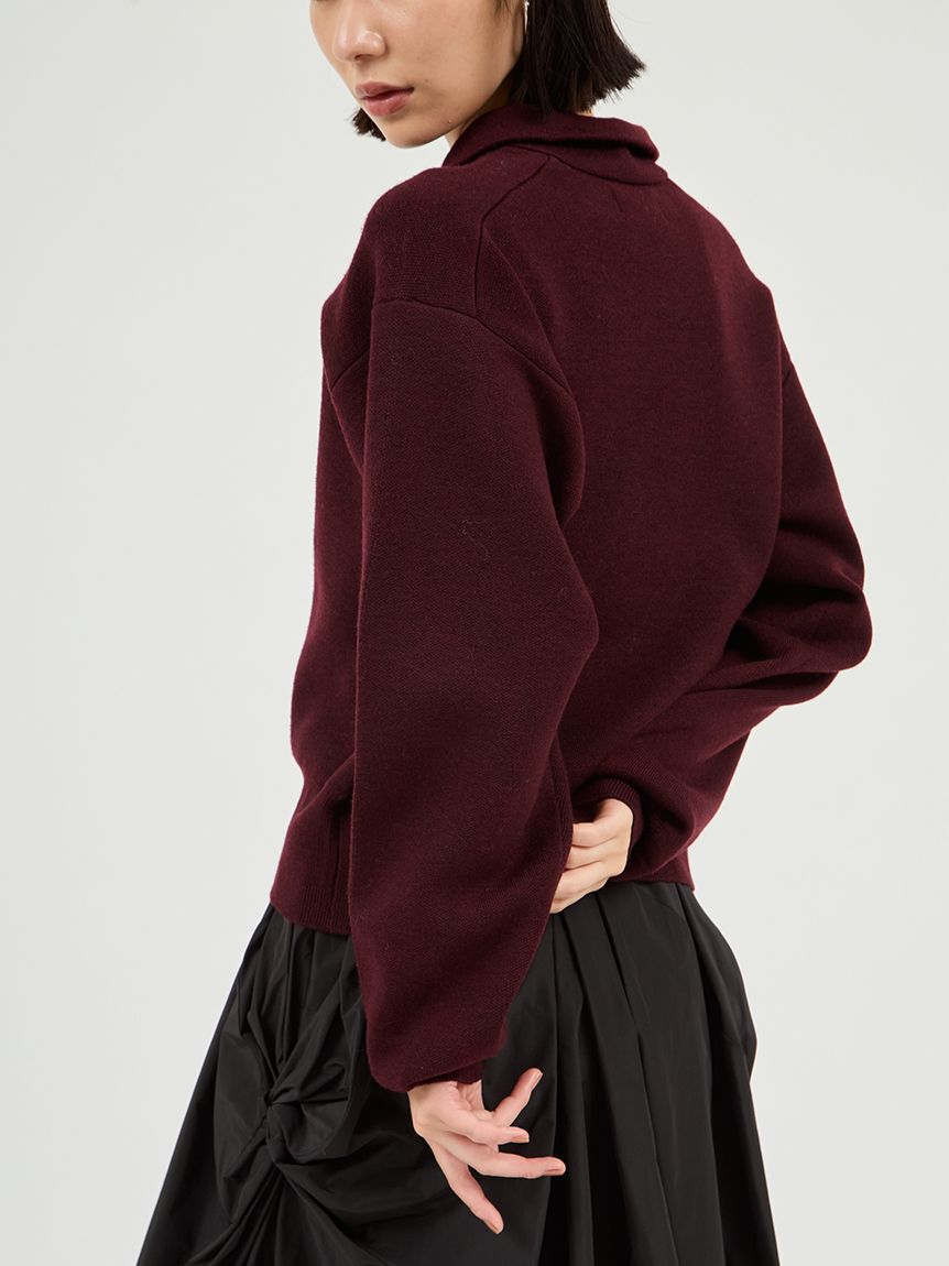 emmi atelier「【Global warming】ハーフジップニットトップス」|ニット・セーター|