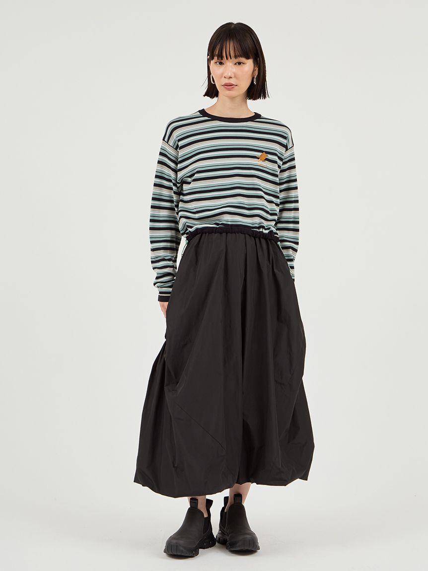 emmi atelier「【Global warming】ボーダーニットトップス」|ニット・セーター|